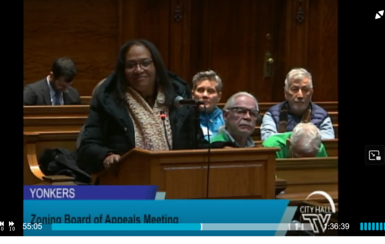 Letter to Yonkers City Officials-Rev. Margaret Fountain Coleman