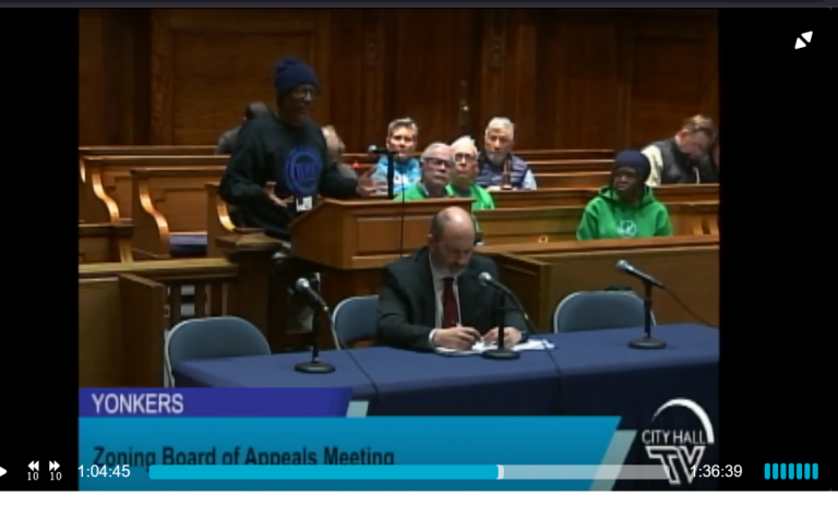 Letter to Yonkers City Officials-Eileen O’Connor