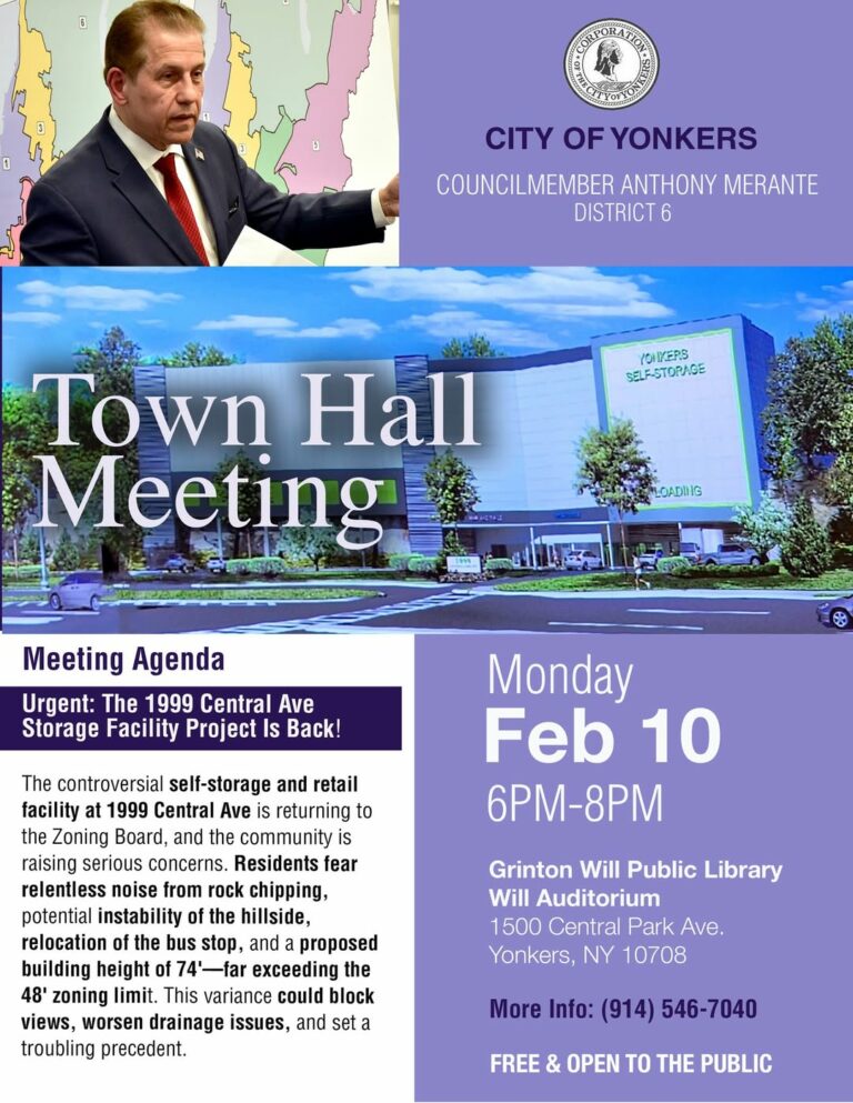 Councilmember Merante to host Town Hall to Hear Concerns about Central Avenue Project